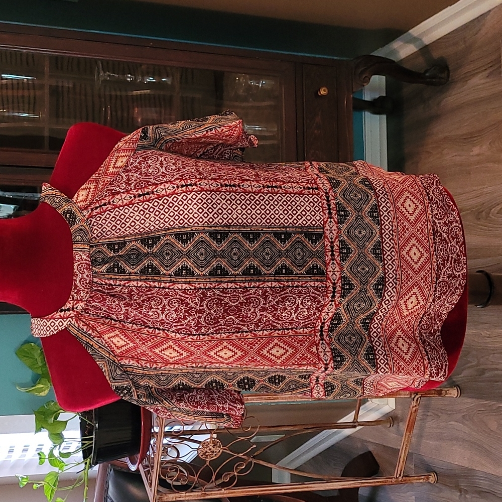 A. Byer Cold Shoulder Blouse